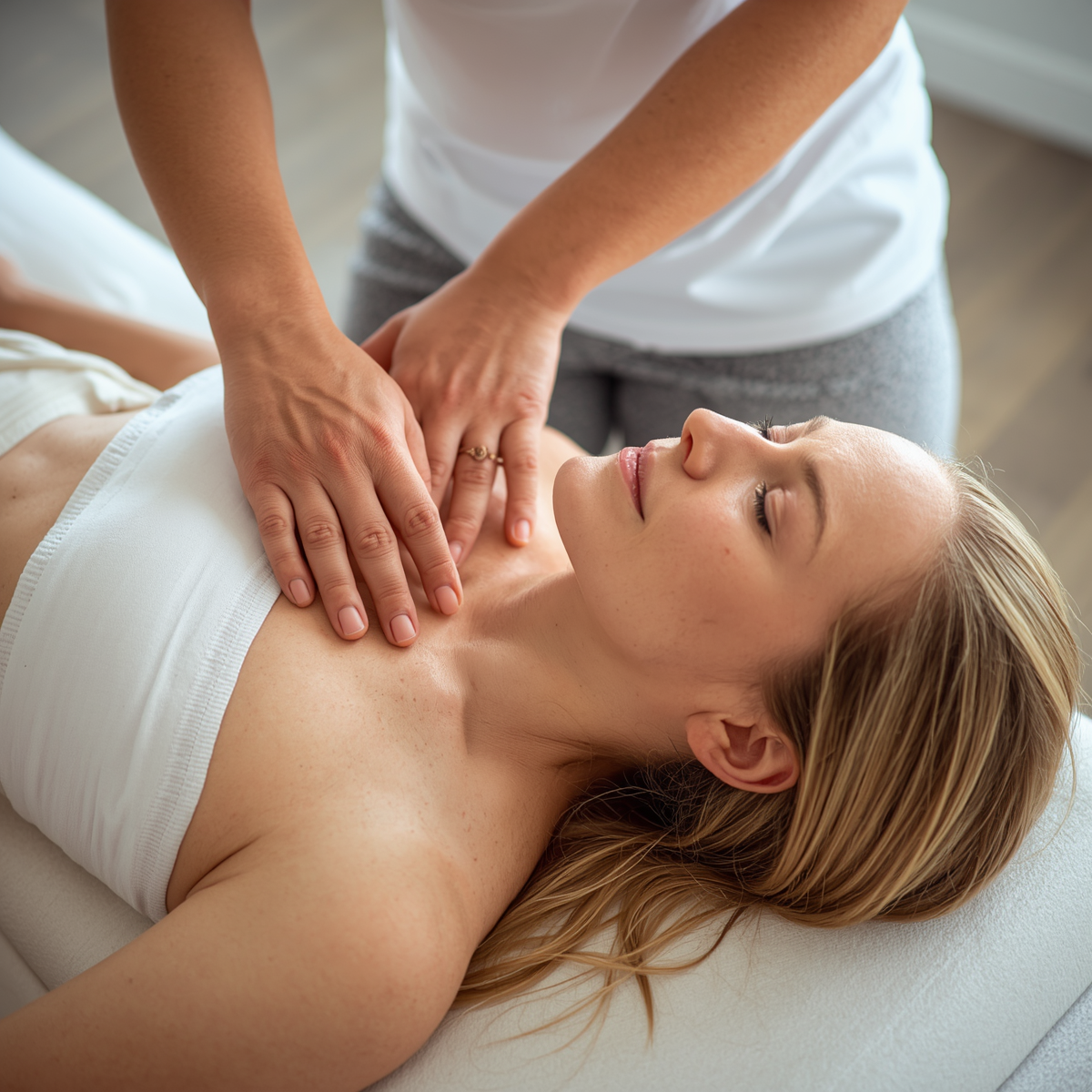 Wellness-Lympdrainage und Rückenmassage